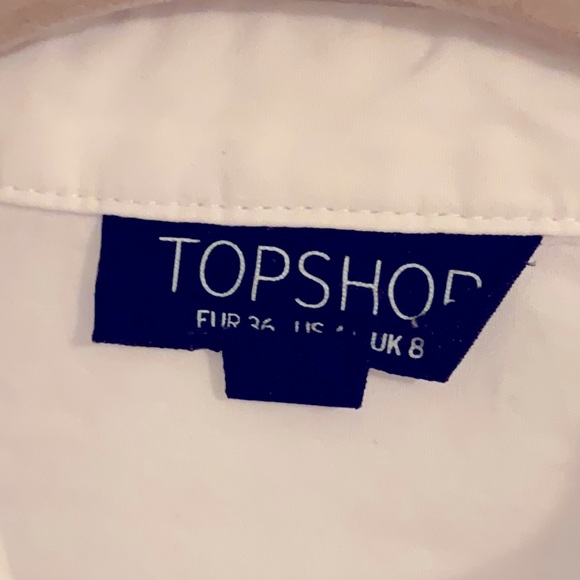 Top Shop Oversized Crisp White Shirt - Picture 3 of 7